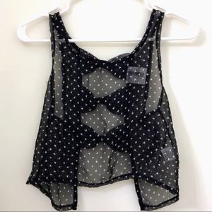 Brandy Melville Sheer Crop Top